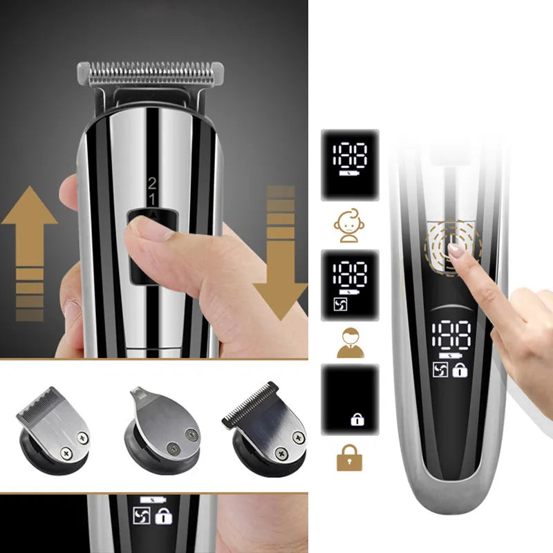 Electric Hair Clipper Beauty kit for Men Electric shaver beard trimmer men's Razor multifunctional hair cutting machine