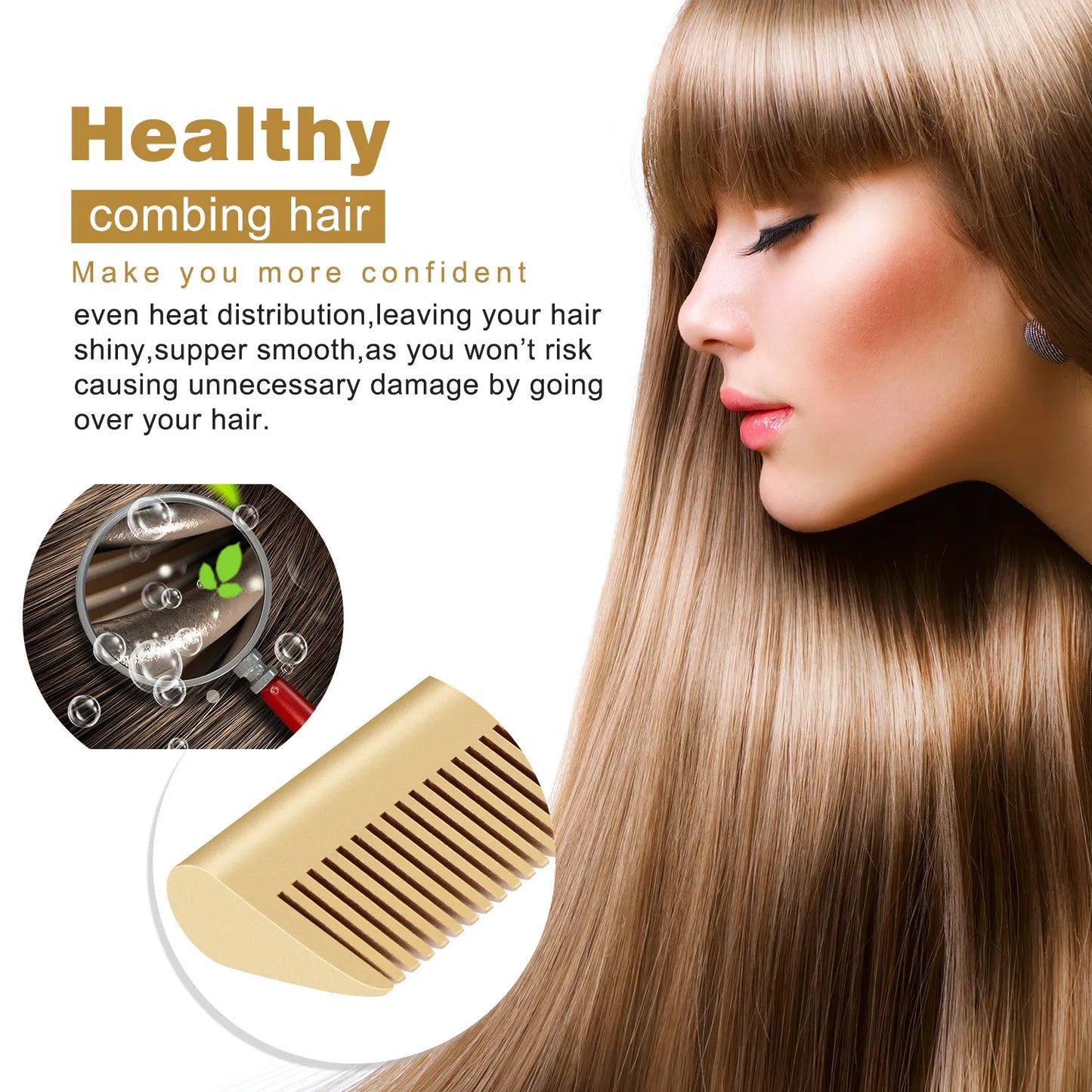 2 in 1 Electric heating Comb