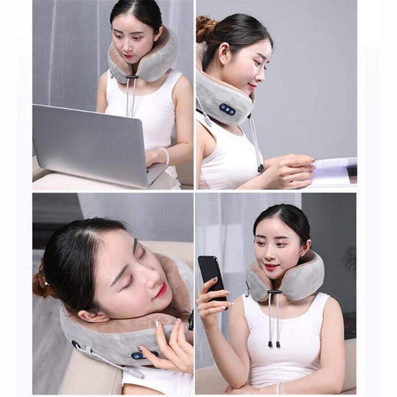 Multifunctional U-shaped pillow Massager