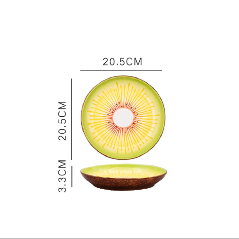 Fruit Shaped Ceramic Plate