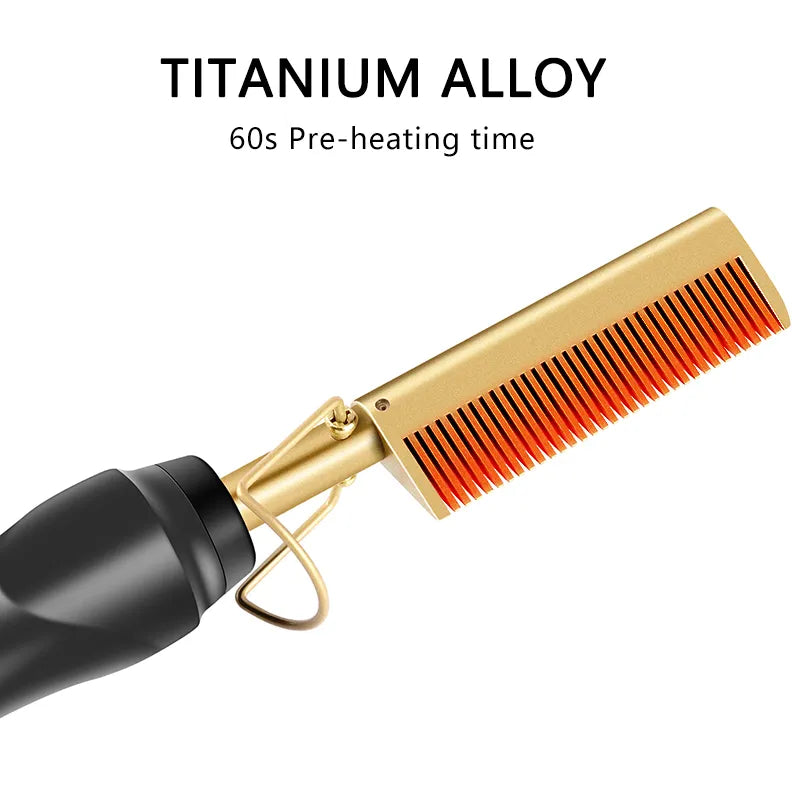 2 in 1 Electric heating Comb