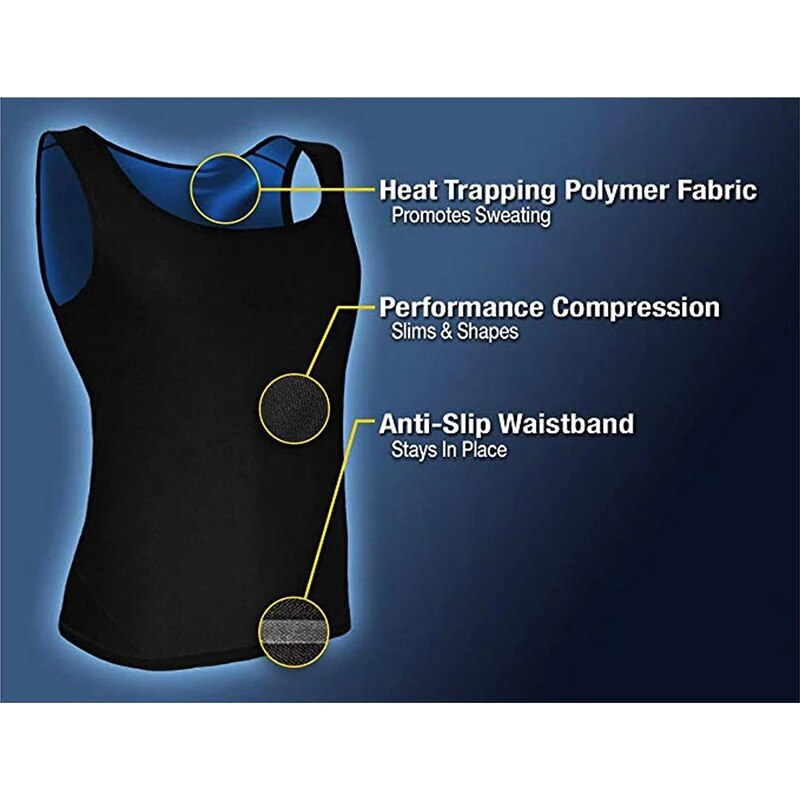 YBFDO Vest Shapewear Waist Shaper Corset for women Sauna Sweat Shaper Vest for Men Women Slimming Vest Body Shaper Fat Burning