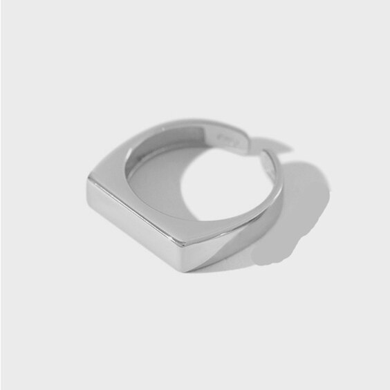 Metal Minimalist Glossy Rings