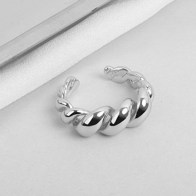 Metal Minimalist Glossy Rings