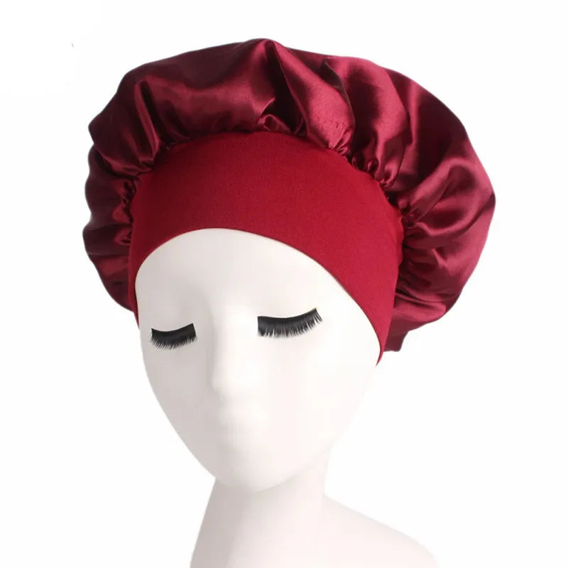 Women Bonnet Satin Sleeping Hat