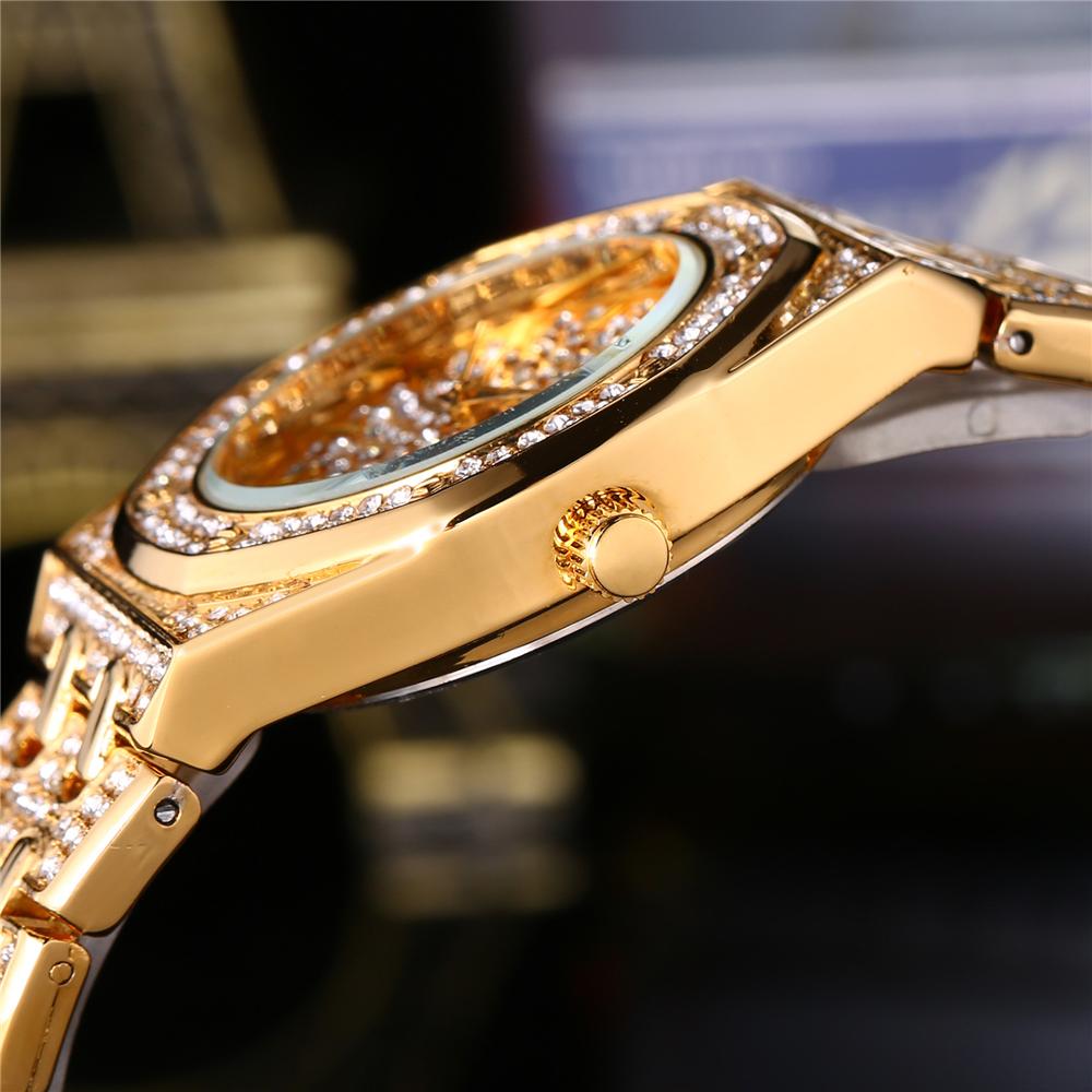 Luxury Gold diamond Watch