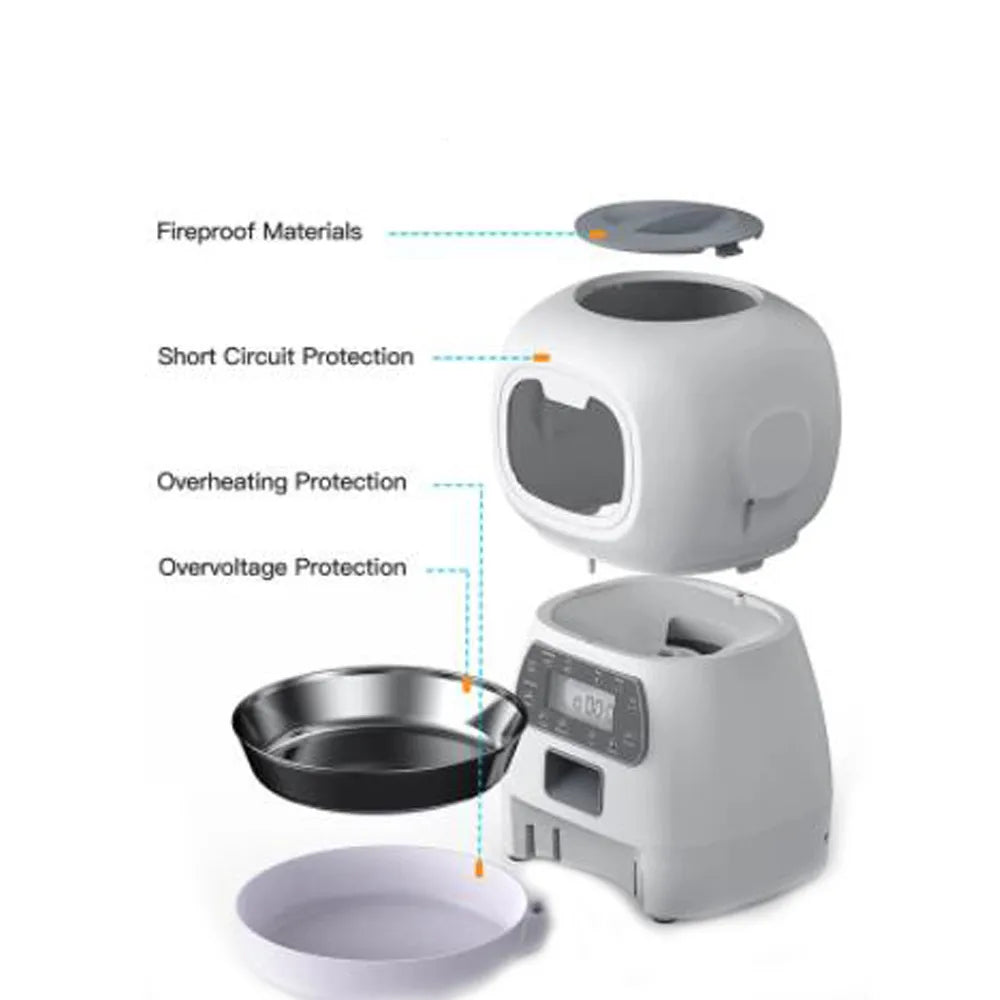 3.5L Automatic Pet Feeder Smart Food Dispenser For Cats/Dogs