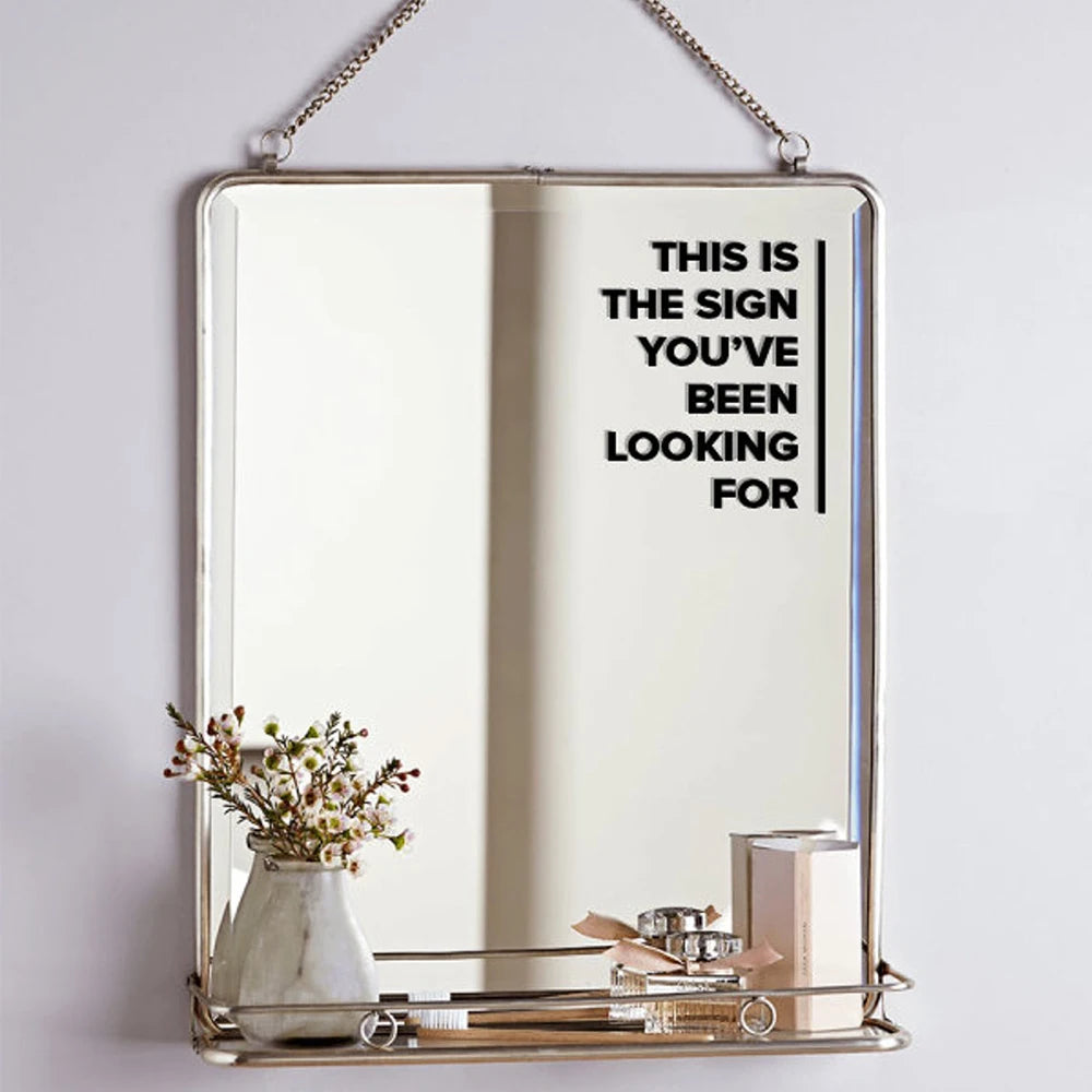 Vinyl mirror Decor