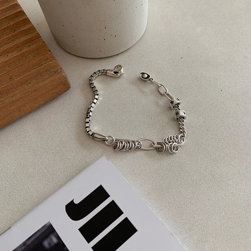 VENTFILLE 925 Sterling Silver Thai Silver Bracelet for Women