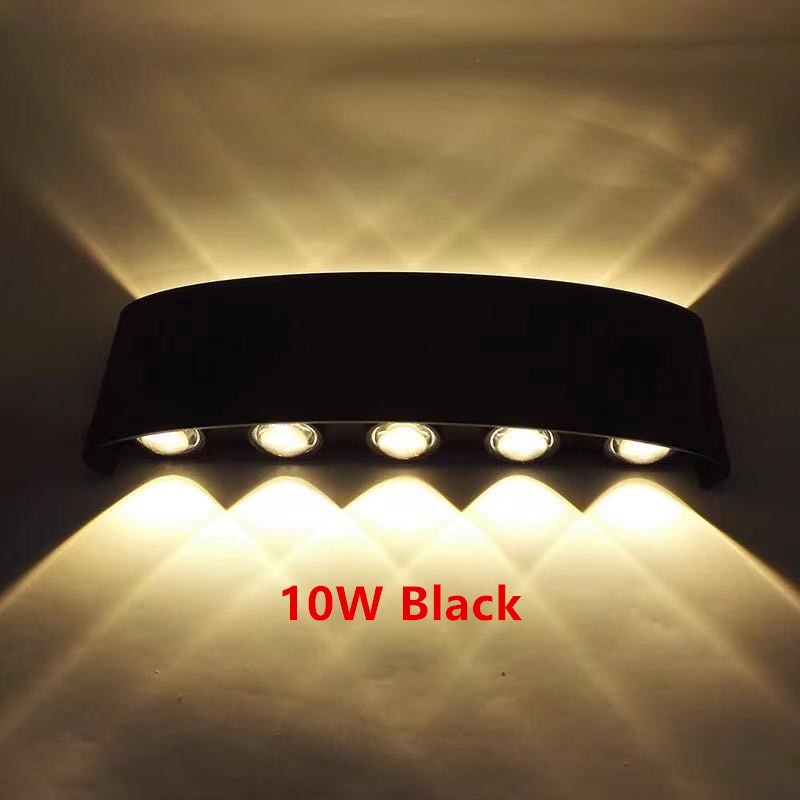 IP65 LED Wall Lamp Outdoor Waterproof Garden Lighting Aluminum AC86-265 Indoor Bedroom Living Room Stairs Wall Light