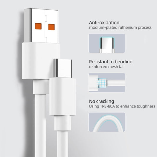 33W Turbo Charge Cable For Redmi K40 K30 Pro USB to Type C Fast Charging Date Core For Xiaomi Mi For Mi 11 10 9 Pro 9Se CC9 Pro