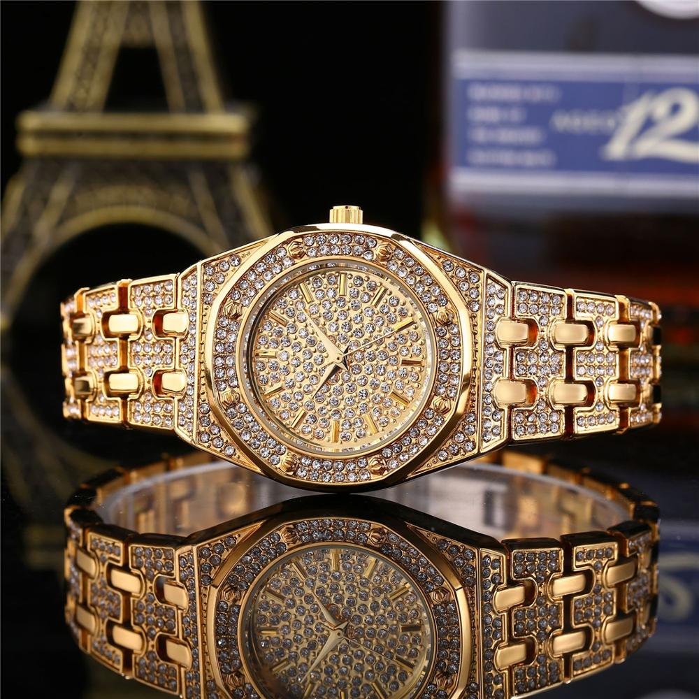 Luxury Gold diamond Watch