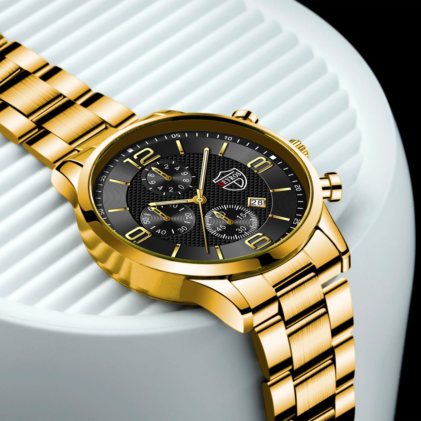 Reloj hombre Luxury Business Men Watchs Stainless Steel Quartz