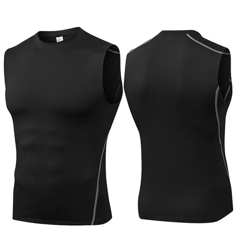 Men Compression Sport Skinny Vest Tight