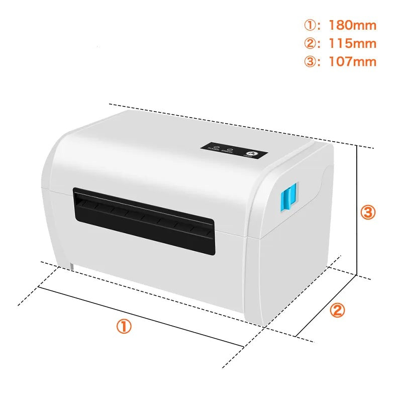 Shipping Label Printer Address Thermal Printer 4X6 Bar Code Printer USB High Speed Label Maker