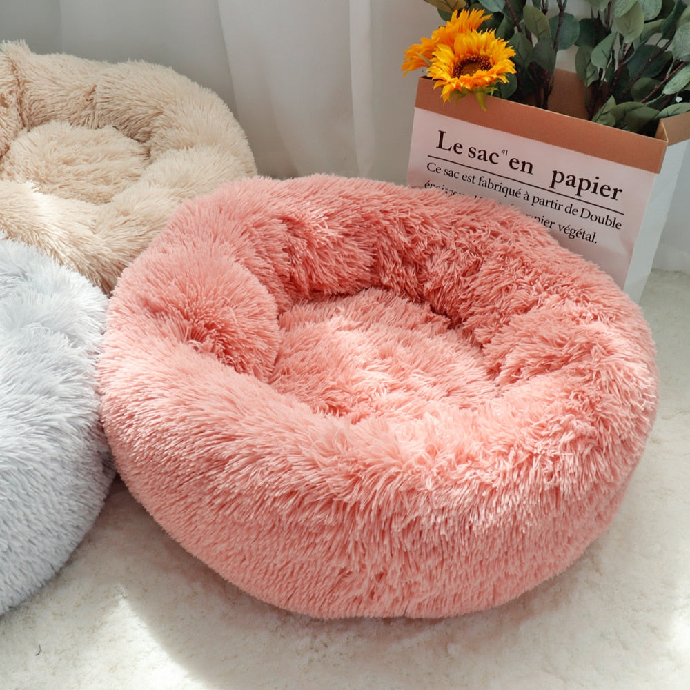 Warm Round Dog Bed