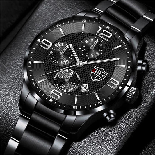 Reloj hombre Luxury Business Men Watchs Stainless Steel Quartz