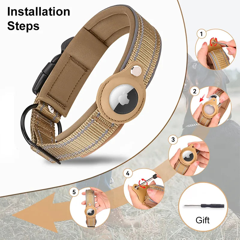 New Anti-Lost Pet Dog Collar For The Apple Airtag Protective Tracker WaterProof For Pet Dog Cat Dog Anti Lost Positioning Collar