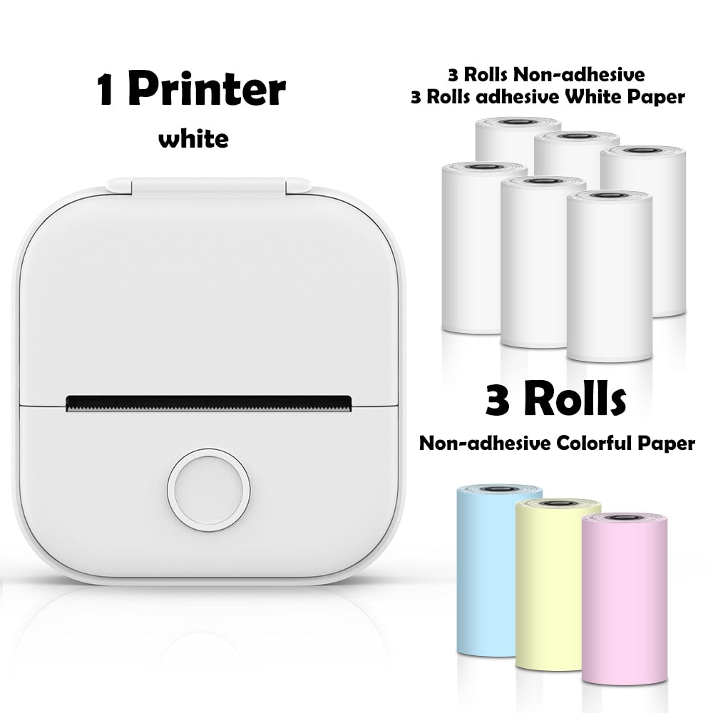 Portable Mini Wireless Thermal Pocket Printer