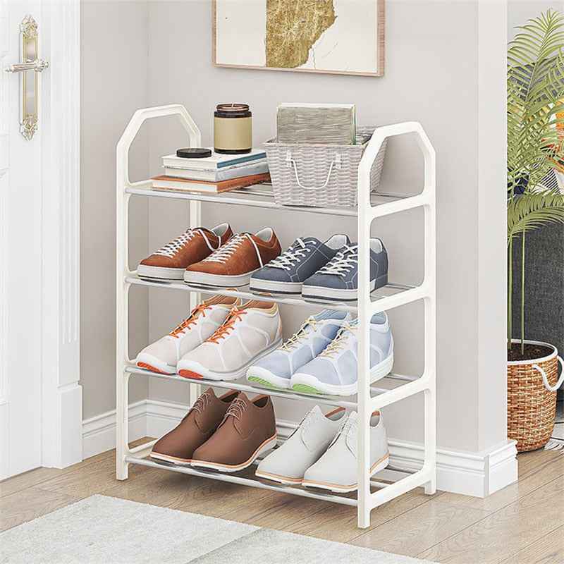 Stylish and Practical Shoe Cabinet with 4 Tiers