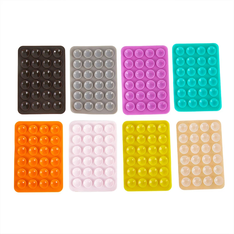 Backed Silicone Suction Pad For Mobile Phone Fixture Suction Cup Backed Adhesive Silicone Rubber Sucker Pad For Fixed Pad