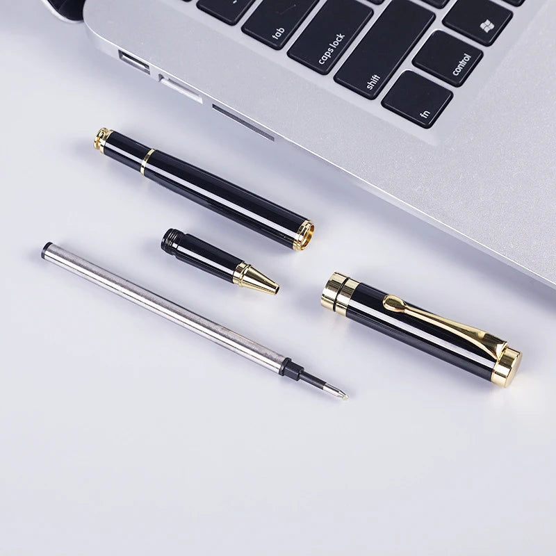 Luxury Metal Ballpoint Pens School Business Office Signature Roller Pen