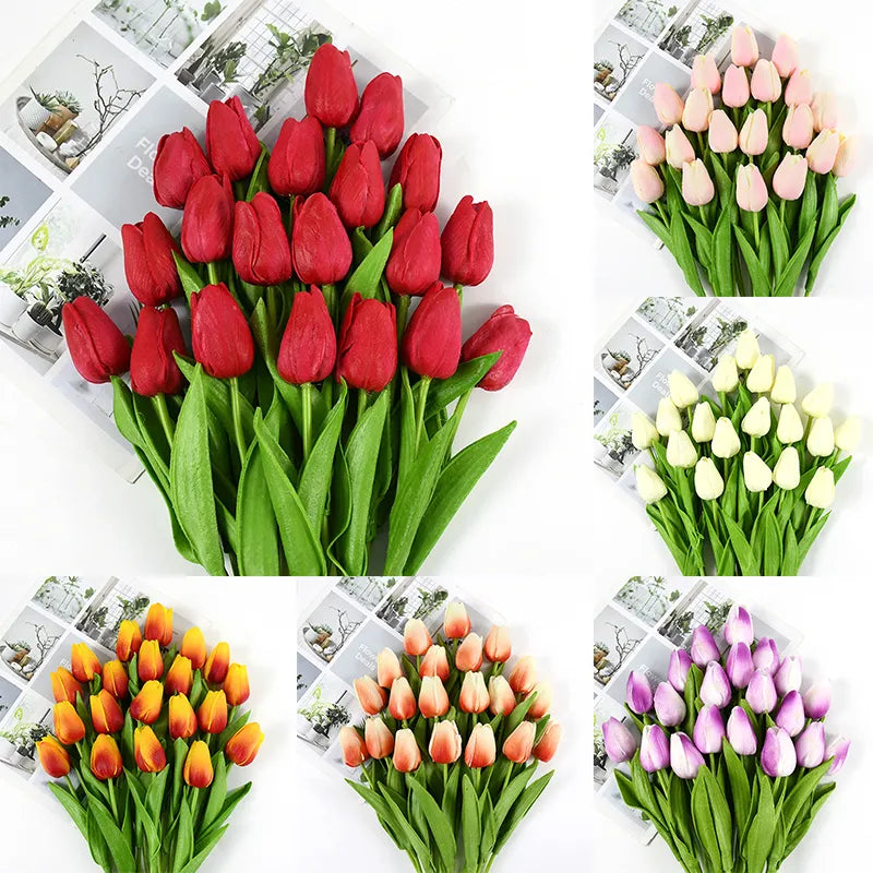 Artificial Tulip Bouquet