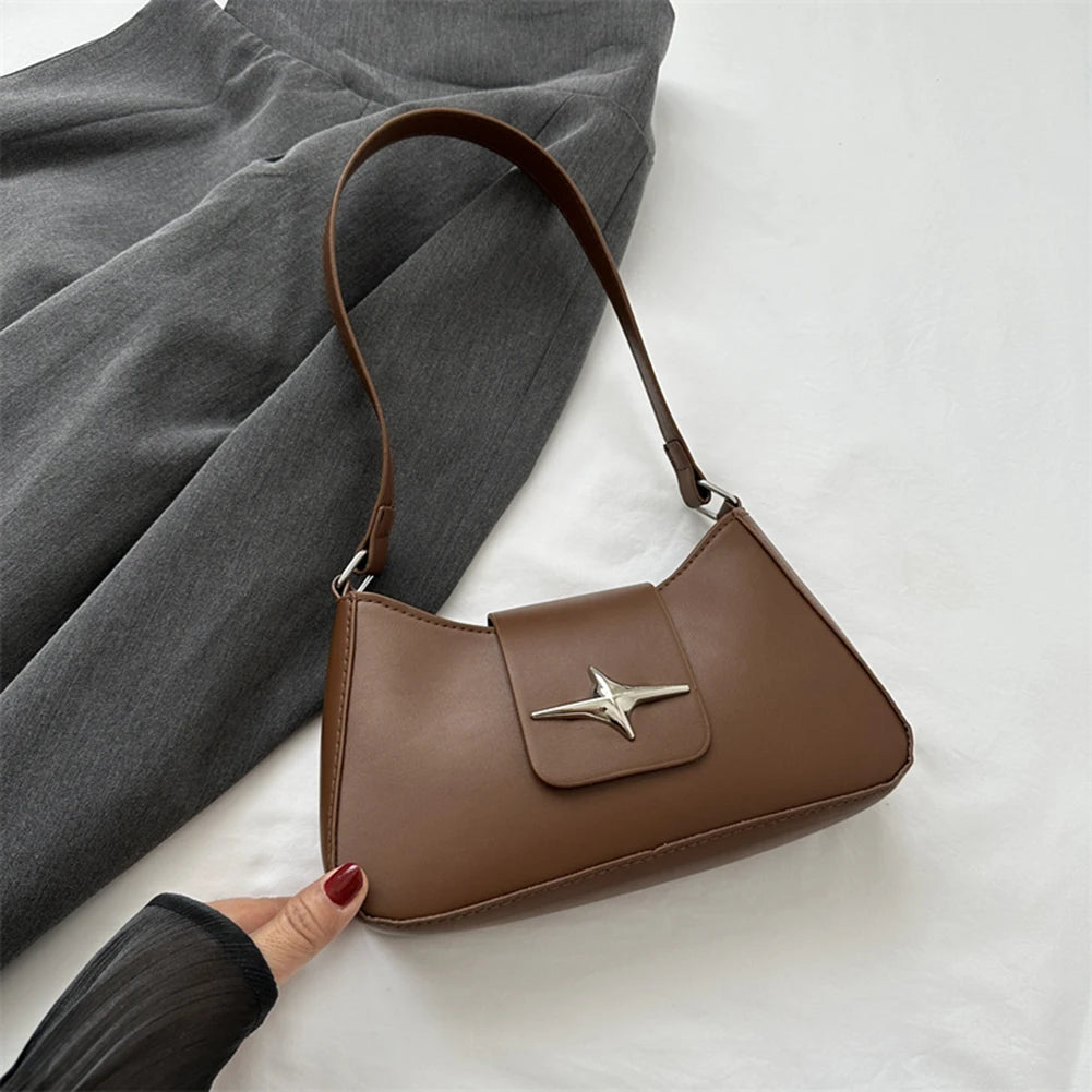 Vintage PU Leather Shoulder Bags for Women.