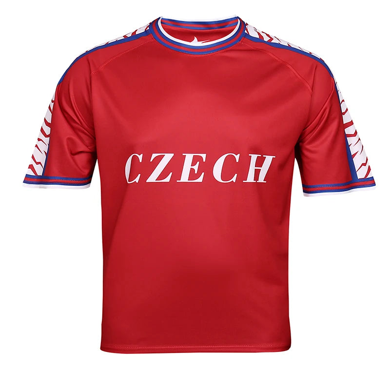 Top 24 of the European Soccer Jersey, Italy, France, Germany, Spain, Football Shirts Short Sleeve for Men, Quick drying