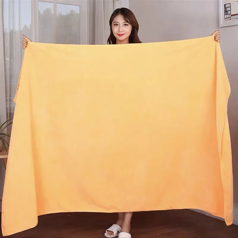 Microfiber bath towel, super large, soft, high absorption and quick-drying, sports, Men's and women's towels Beauty Hotel