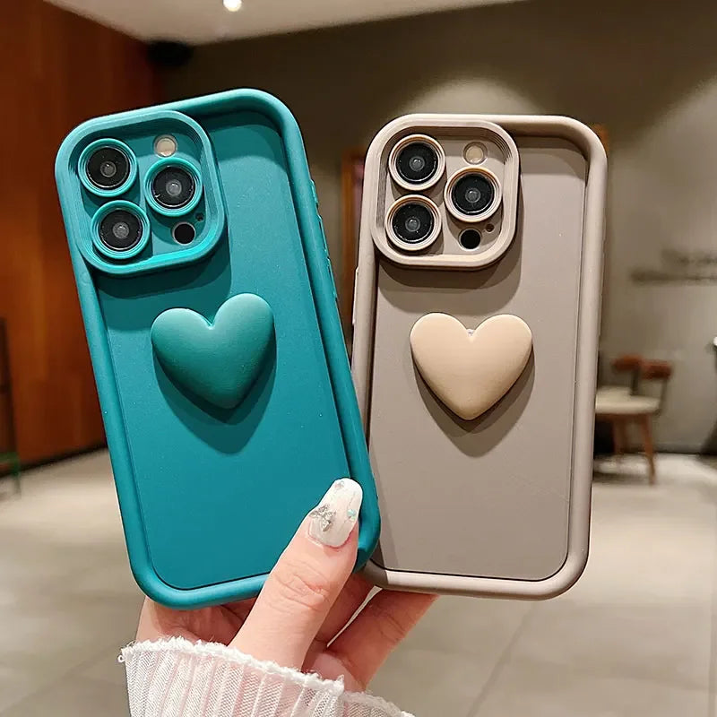 Fine hole coffee love shockproof soft phone case for iPhone