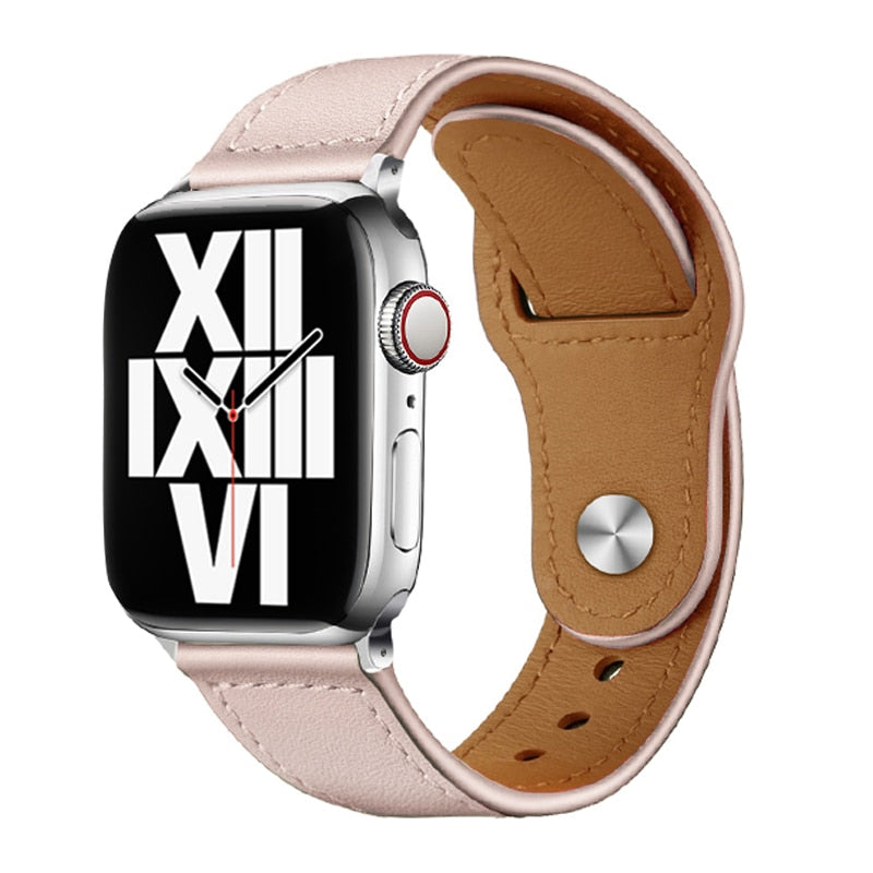 Real Leather Strap For Apple Watch