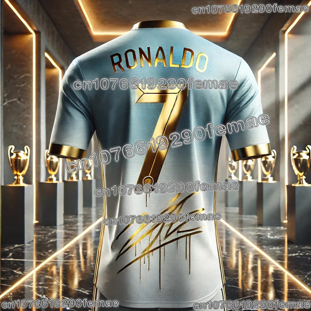 2026 New Hot Selling Ronaldo Fashion Football Superstar Commemorative Collection Sports Jersey Daily Outdoor Breathable T-shirt