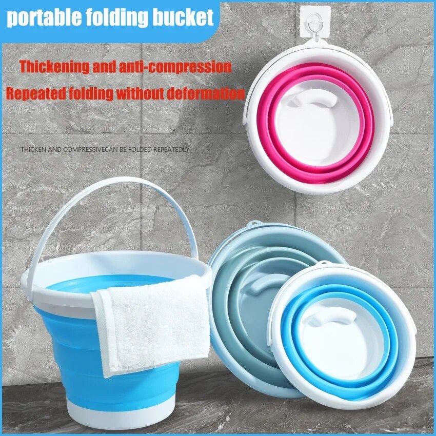 6L 11L Folding Portable Washing Machine Big Capacity with Spin Dryer Bucket for Clothes