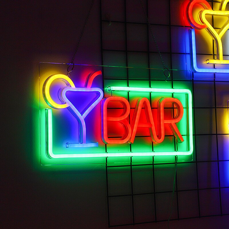 Bar Neon led Light Sign