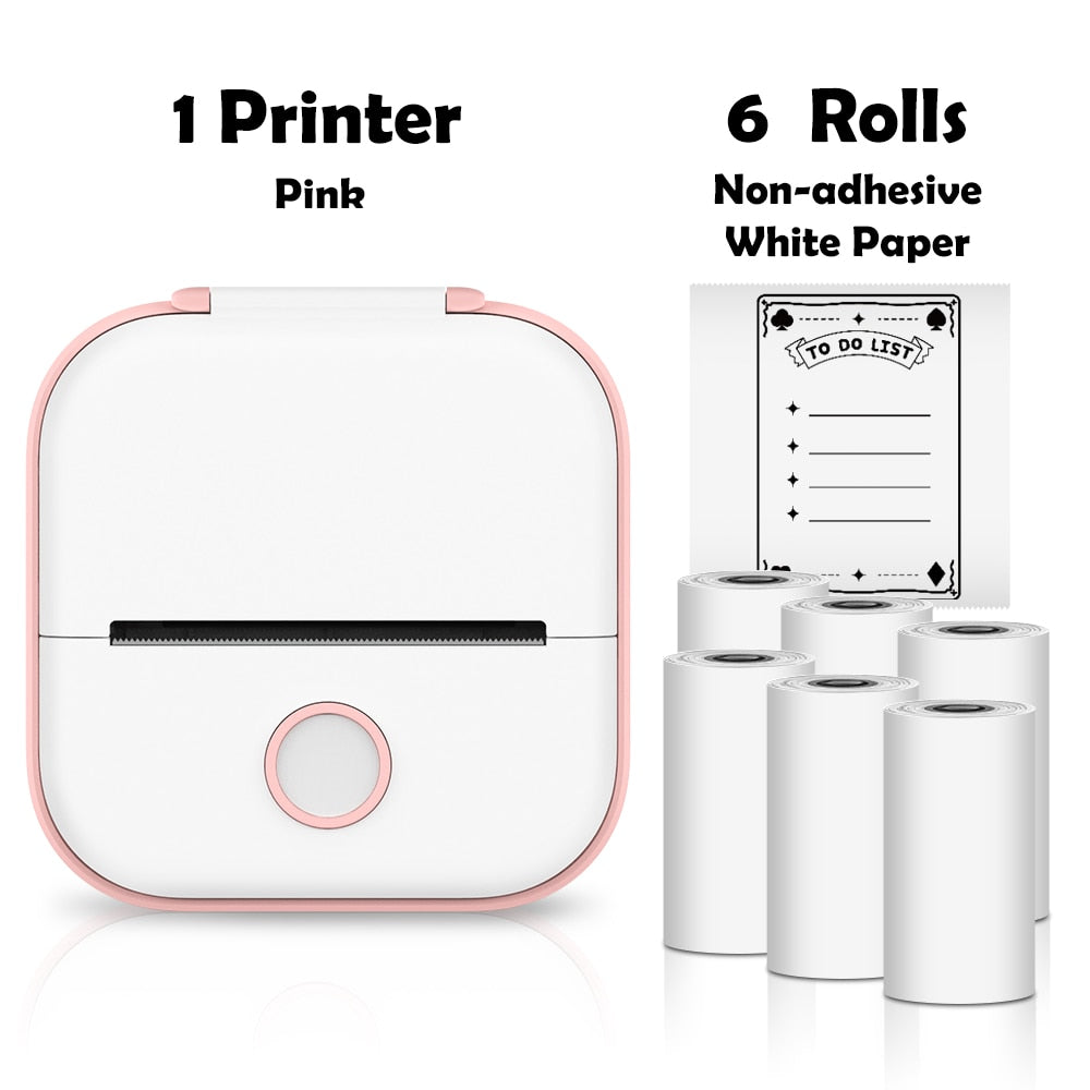 Portable Mini Wireless Thermal Pocket Printer