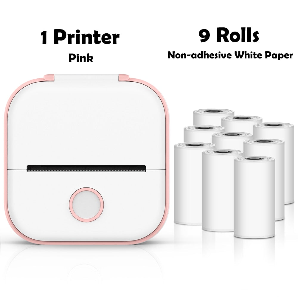 Portable Mini Wireless Thermal Pocket Printer