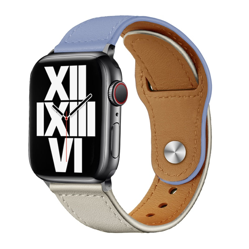 Real Leather Strap For Apple Watch