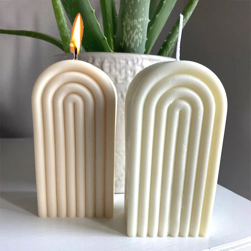 Creative Arch Door Silicone Candle