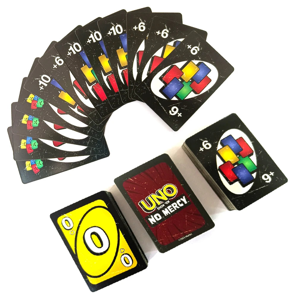 Uno No mercy Game Board Games UNO Cards Table Family Party Entertainment UNO Games Card Toys Children Birthday gift