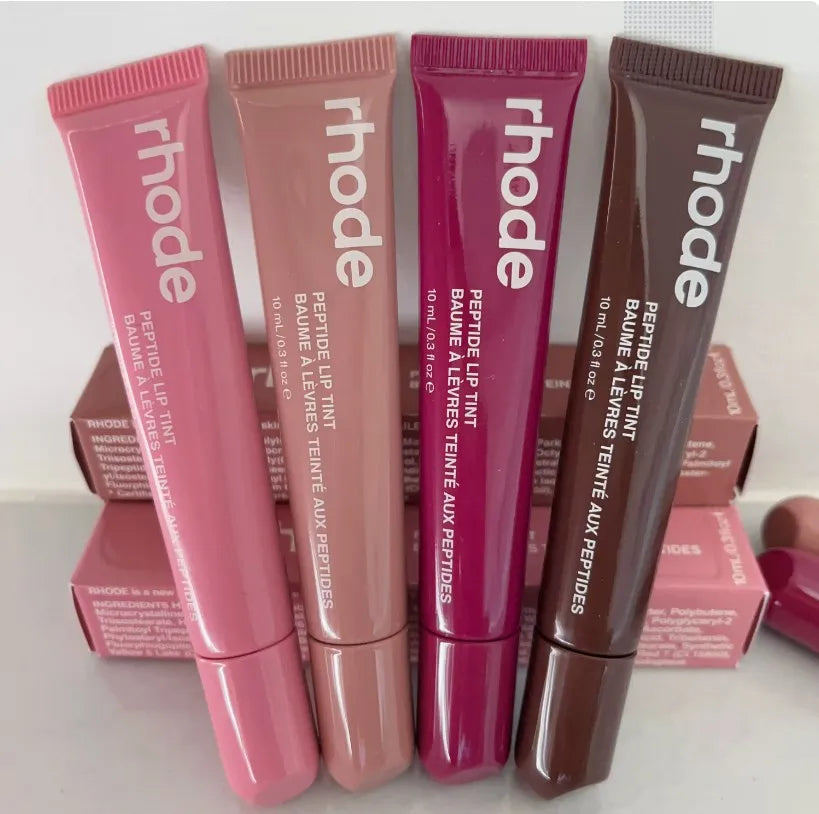 Soft Tube Mirror Lip Gloss Lip Oil Nude Brown Plumping Lip Gloss Moisturising