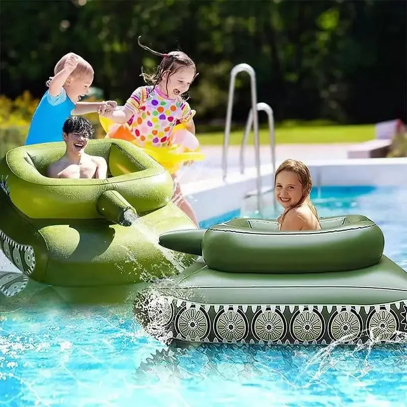 Inflatable Water Tank Toy with Water Game  Perfect for Pool Battles and Kids Swimming Water Play Equipment