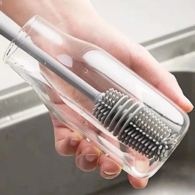 Silicone Cup Brush Milk Bottle Cleaning