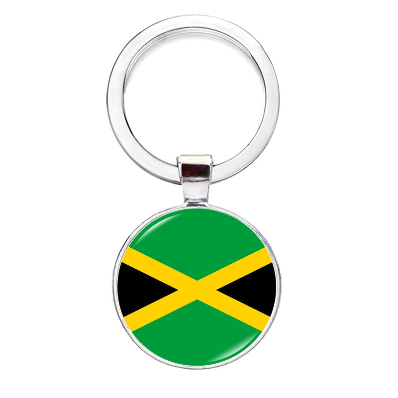 2026 National Flag Keychain Serbia France Spain Uruguay Croatia Chile Romania Netherlands Switzerland Brazil Football Keyring