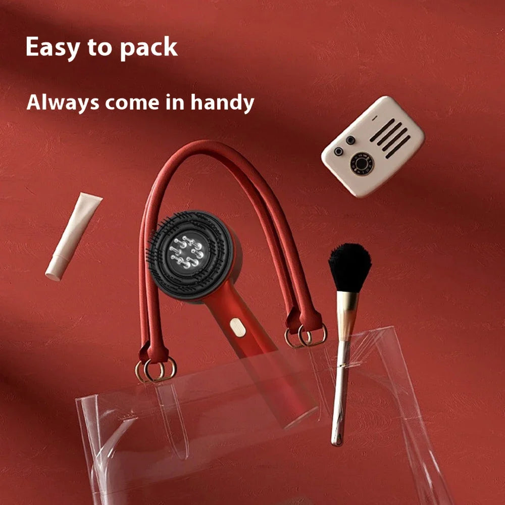 Scalp Massage Comb 630nm Infrared Light Head Massager for Hair Growth Electric Scalp Oil Applicator Anti-Hair Loss 30ml Oli