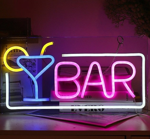 Bar Neon led Light Sign