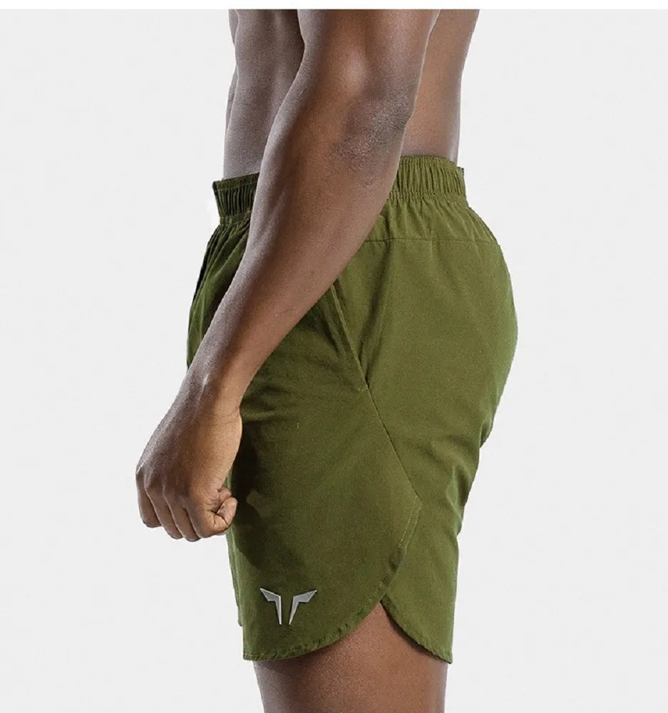 Double-layer Fitness Shorts Men's Quarter Pants