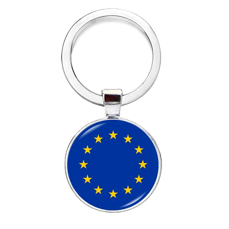 2026 National Flag Keychain Serbia France Spain Uruguay Croatia Chile Romania Netherlands Switzerland Brazil Football Keyring