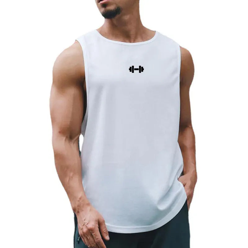 Tank Top Mens Gym Fitness Training Clothing Quick Dry Silm Fit