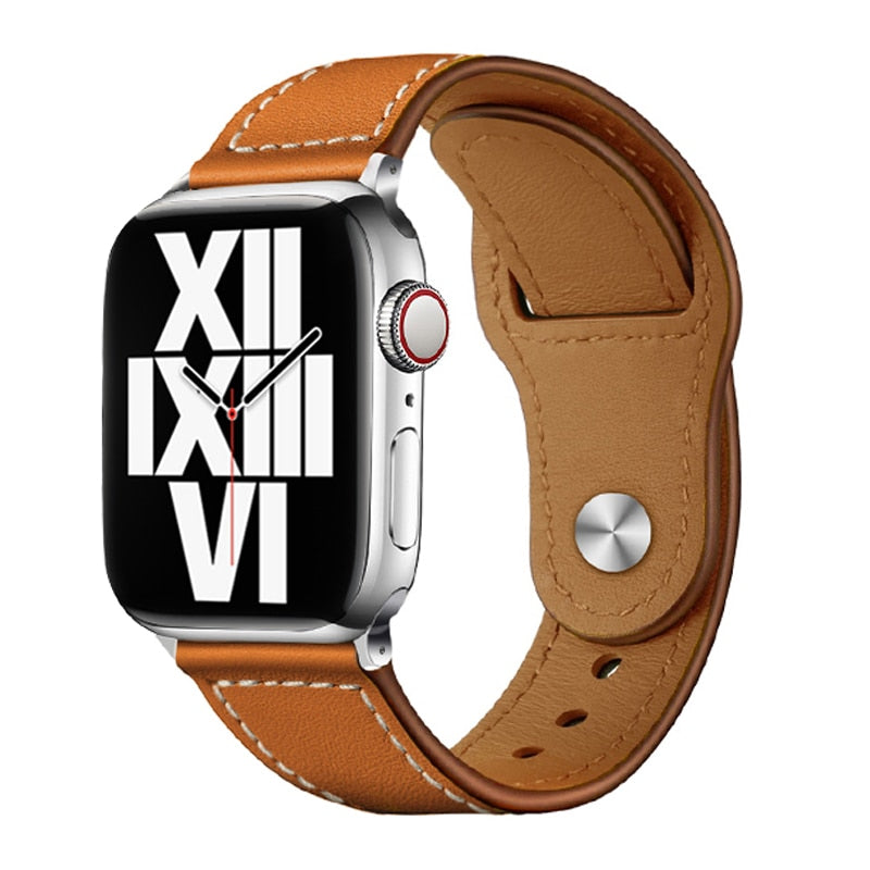 Real Leather Strap For Apple Watch